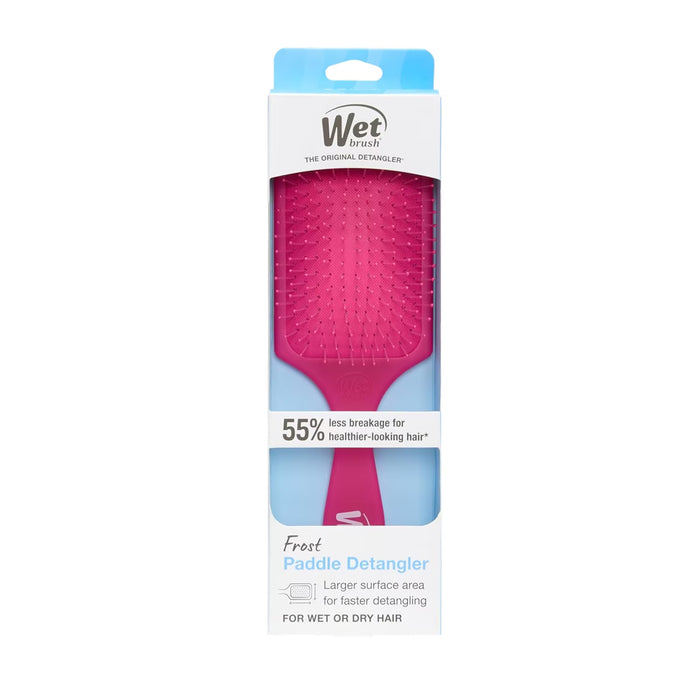 Wet Brush Paddle Detangler Hair Brush Pink Frost - 1 Ct - 24 Pack