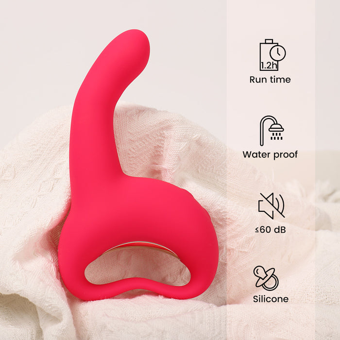 Wiggling Vibrating Love Finger Anal Plug Prostate Massager Unisex Sex Toys