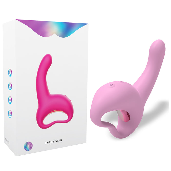 Wiggling Vibrating Love Finger Anal Plug Prostate Massager Unisex Sex Toys