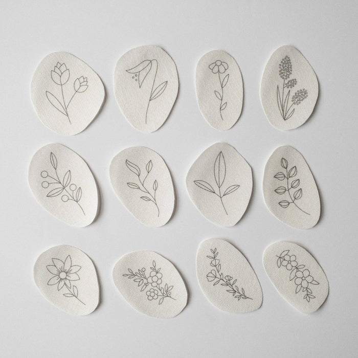 Wildflower Stick and Stitch Embroidery Patterns