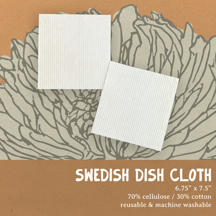 Winter Quotes  - 2pk Swedish Dish Cloth