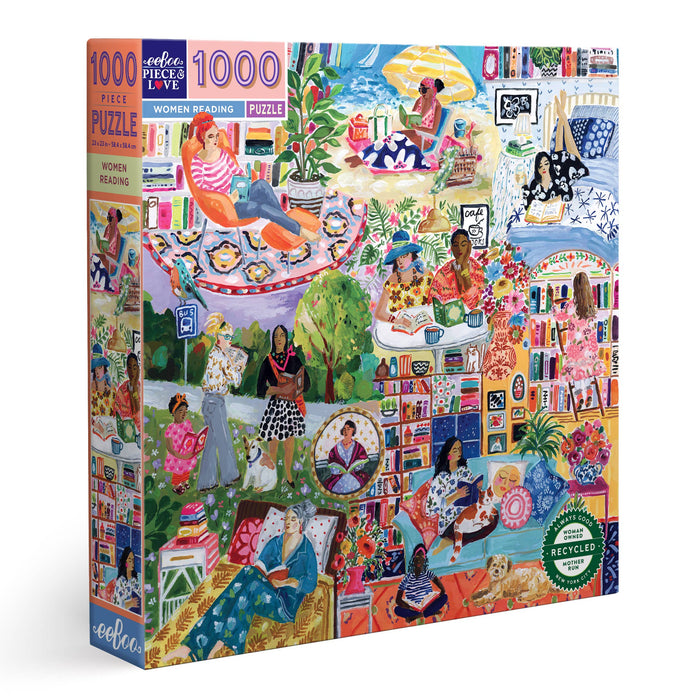 Women Reading 1000 Piece Square Puzzle