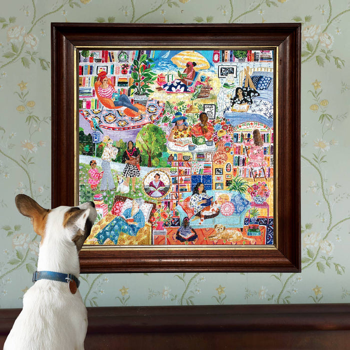 Women Reading 1000 Piece Square Puzzle