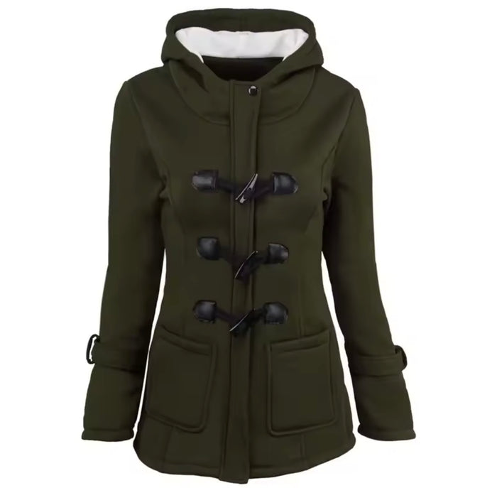 Women's Overcoat Zipper Causal Outwear Coat