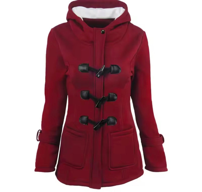 Women's Overcoat Zipper Causal Outwear Coat