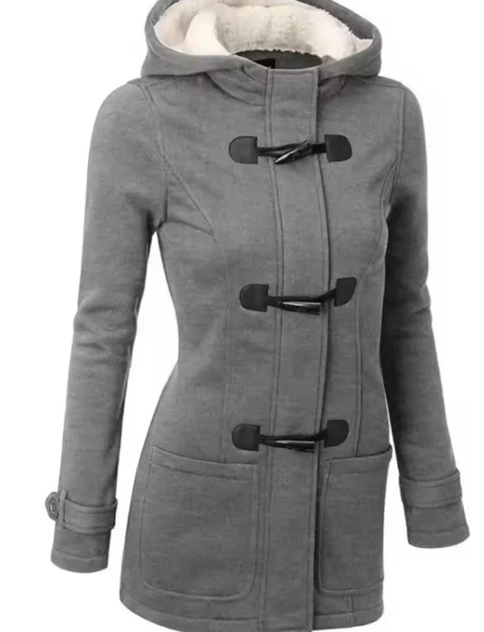 Women's Overcoat Zipper Causal Outwear Coat