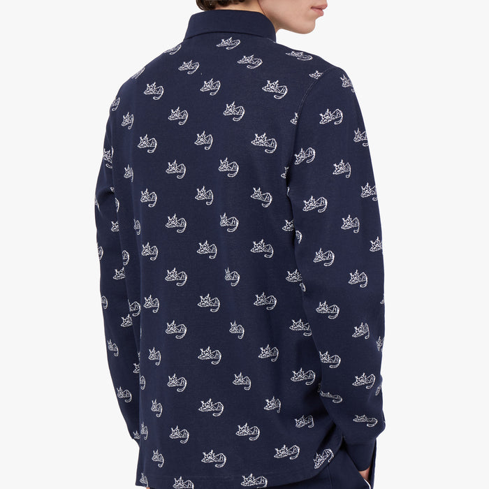 PUMA x Noah Jacquard Polo Shirt / Puma Navy