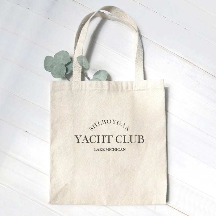 Yacht Club - Custom Canvas Tote Bag