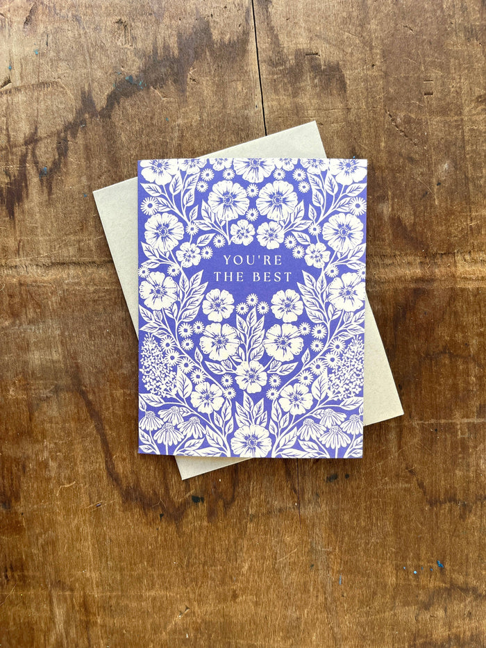 "You're The Best," Greeting Card