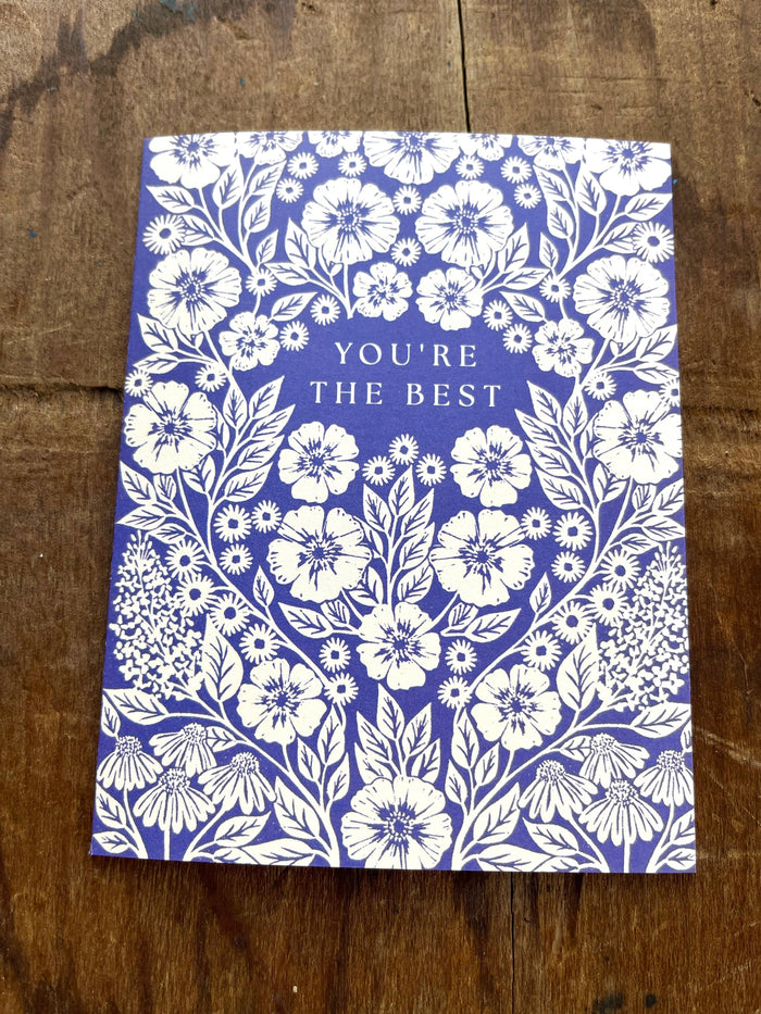 "You're The Best," Greeting Card