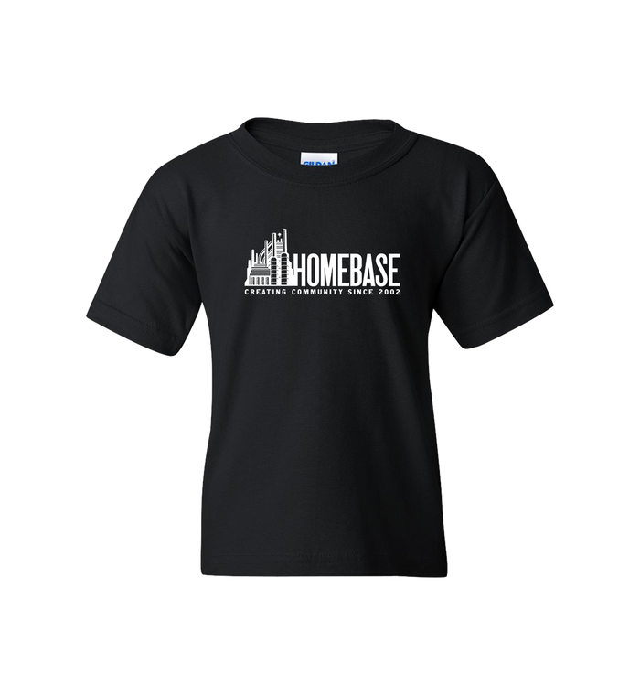 Youth Steel Stacked T-Shirt