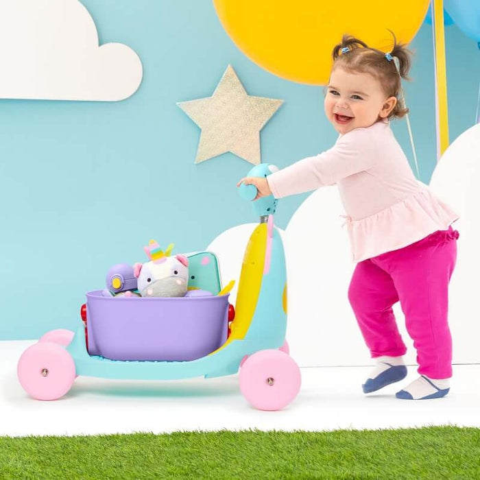 Zoo 3 in 1 Ride On Toy - Unicorn